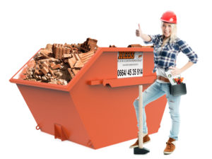 Bauschutt entsorgen – Containerdienst für Ziegel, Beton und Mörtel